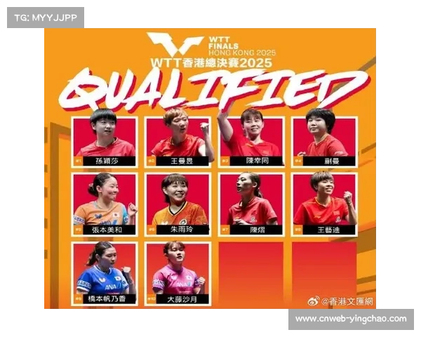 2025年WTT香港总决赛12月10日开拍，单打阵容名单确定